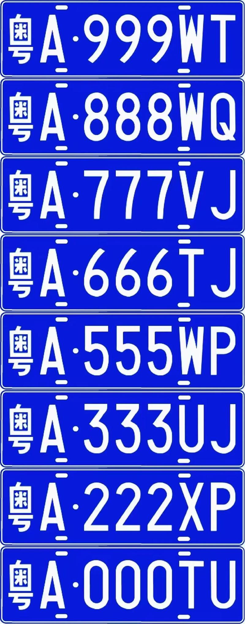 广东车牌abcdef是怎么排的/广东车牌字母按什么排名的
