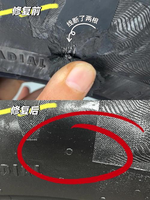 【轮胎侧面破了一个口子能补吗,轮胎壁划伤但是没露线】