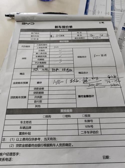 汽车报价单表格大全(汽车报价大全公布)