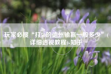 玩家必搜“打50的德州输赢一般多少”(详细透视教程)-知乎