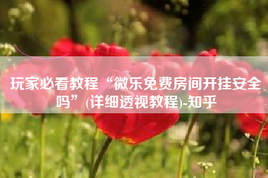 玩家必看教程“微乐免费房间开挂安全吗”(详细透视教程)-知乎