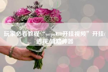 玩家必看教程“wepoker开挂视频	”开挂(透视)辅助神器