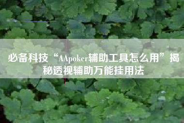 必备科技“AApoker辅助工具怎么用”揭秘透视辅助万能挂用法