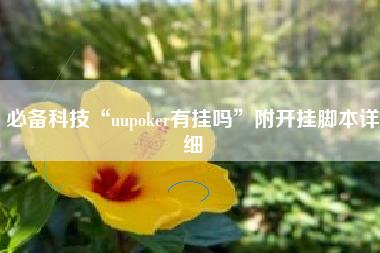 必备科技“uupoker有挂吗”附开挂脚本详细