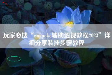 玩家必搜“waapoke辅助透视教程2023	”详细分享装挂步骤教程