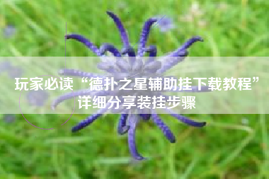 玩家必读“德扑之星辅助挂下载教程	”详细分享装挂步骤