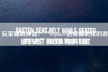 玩家辅助神器：“wepoker透视辅助挂的游戏特色	”附开挂脚本详细