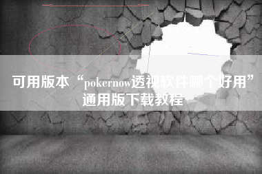 可用版本“pokernow透视软件哪个好用	”通用版下载教程