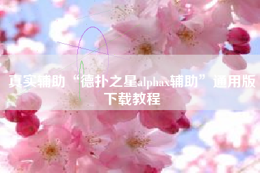 真实辅助“德扑之星alphax辅助”通用版下载教程