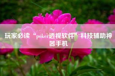 玩家必读“poker透视软件”科技辅助神器手机