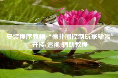 安装程序教程“德扑圈控制玩家输赢	”开挂(透视)辅助教程