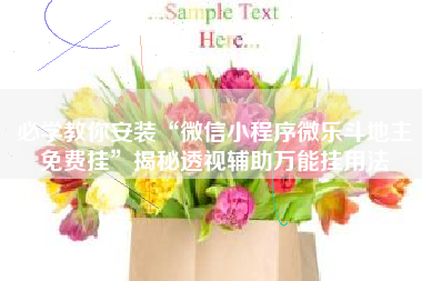 必学教你安装“微信小程序微乐斗地主免费挂”揭秘透视辅助万能挂用法