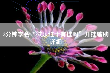 3分钟学会“微乐红十有挂吗	”开挂辅助详细