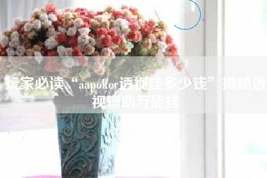 玩家必读“aapoker透视挂多少钱”揭秘透视辅助万能挂