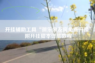 开挂辅助工具“微乐亲友房免费开挂”附开挂脚本详细教程