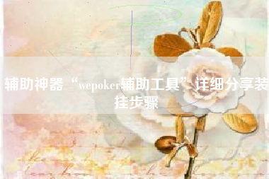 辅助神器“wepoker辅助工具	”详细分享装挂步骤