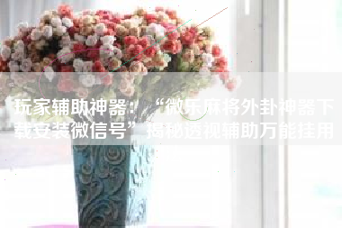 玩家辅助神器：“微乐麻将外卦神器下载安装微信号	”揭秘透视辅助万能挂用法