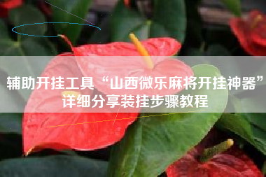 辅助开挂工具“山西微乐麻将开挂神器”详细分享装挂步骤教程