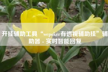 开挂辅助工具“wepoker有透视辅助挂	”辅助器 - 实时智能回复