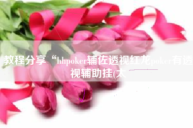 教程分享“hhpoker辅佐透视红龙poker有透视辅助挂(太