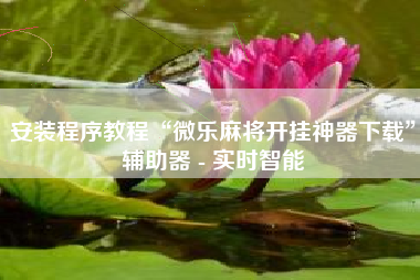 安装程序教程“微乐麻将开挂神器下载”辅助器 - 实时智能