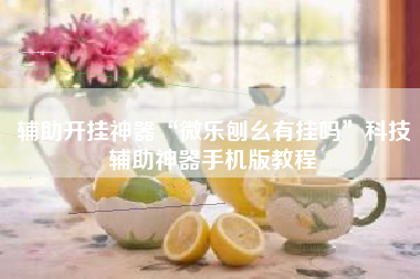 辅助开挂神器“微乐刨幺有挂吗”科技辅助神器手机版教程