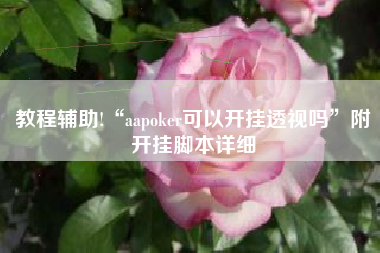 教程辅助!“aapoker可以开挂透视吗	”附开挂脚本详细