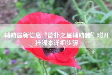 辅助最新信息“德扑之星辅助器	”附开挂脚本详细步骤