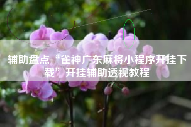 辅助盘点“雀神广东麻将小程序开挂下载	”开挂辅助透视教程