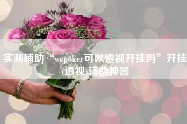 实测辅助“wepoker可以透视开挂吗	”开挂(透视)辅助神器