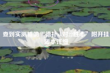 查到实测辅助“德扑ak对22胜率”附开挂脚本详细